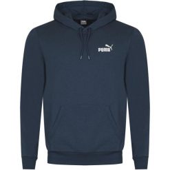 Bluza z kapturem męskie Puma Men Ess Small Logo Hoody. Niebieskie bluzy męskie Puma, l, bez wzorów, z bawełny, z kapturem. Za 99.00 zł.