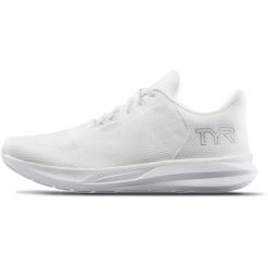 Buty biegowe dla dorosłych TYR Techniknit RNR-1 Lifestyle. Białe obuwie sportowe damskie TYR, bez wzorów, do biegania. Za 749.99 zł.