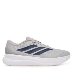 Buty do biegania adidas. Szare buty sportowe męskie Adidas, bez zapięcia, do biegania. Za 259.99 zł.