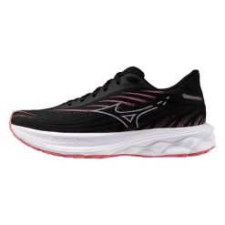 Damskie buty do biegania Mizuno Wave Skyrise 6. Czarne obuwie sportowe damskie Mizuno, bez wzorów, do biegania, mizuno wave. Za 459.99 zł.