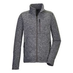 Bluza dzianinowa rozpinana na zamek męska Killtec GW 55. Niebieskie bluzy męskie KILLTEC, m, bez wzorów, z dzianiny, bez kaptura, trekkingowe. Za 296.00 zł.