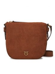 PINKO Torebka Hobo Zip Around Mini Al 25-26 PLTT 105332 A2JH Brązowy. Brązowe torebki do ręki damskie Pinko, bez wzorów, ze skóry, bez dodatków. Za 1,529.00 zł.