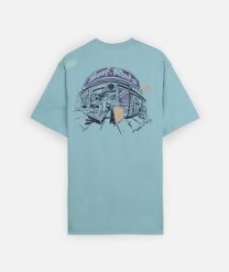 Koszulka Oxbow Surfrats Blue. Niebieskie koszulki sportowe męskie Oxbow, m, bez wzorów, z jeansu, bez kołnierzyka, bez ramiączek. Za 148.01 zł.