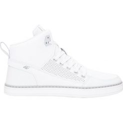 Buty trekkingowe damskie OBDH200Z - biały. Białe trekkingi damskie 4f, na jesień. Za 199.99 zł.