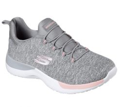 Buty Dynamight Break Through Rozmiar 37 - 12991-GYLP Szary. Szare obuwie sportowe damskie Skechers, bez wzorów, z dzianiny. Za 232.00 zł.