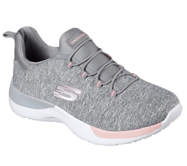 Buty Dynamight Break Through Rozmiar 37 - 12991-GYLP Szary. Szare obuwie sportowe damskie Skechers, bez wzorów, z dzianiny. Za 232.00 zł.