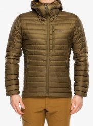 Kurtka puchowa Rab Microlight Alpine Jacket. Brązowe kurtki męskie RAB, s, bez wzorów, z materiału, bez kaptura. Za 769.99 zł.