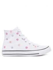 Converse Trampki Chuck Taylor All Star A11781C Biały. Białe trampki i tenisówki damskie Converse, bez wzorów, z materiału, retro, bez zapięcia. Za 234.99 zł.