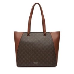 Torebka Nine West. Brązowe torebki do ręki damskie Nine West, bez wzorów, bez dodatków. Za 349.99 zł.