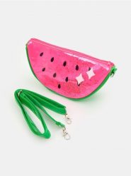 Torebka w kształcie arbuza z paskiem - wielobarwny. Torby i plecaki dziecięce Sinsay. Za 19.99 zł.