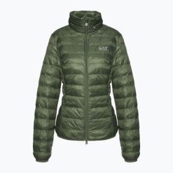 Kurtka damska EA7 Emporio Armani Train Core Eco Down Ultra Light. Zielone kurtki damskie EA7 Emporio Armani, l, bez wzorów, z materiału, bez kaptura. Za 519.99 zł.