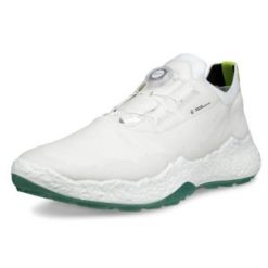 Buty do golfa Ecco P291803/biom h5. Białe buty sportowe męskie ecco, bez zapięcia, na golfa. W wyprzedaży za 919.50 zł.