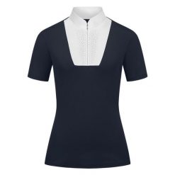 Dziewczęca konkursowa koszulka polo ELT Paola. Niebieskie bluzki dla dziewczynek ELT, bez wzorów, bez kołnierzyka, bez ramiączek. Za 254.50 zł.