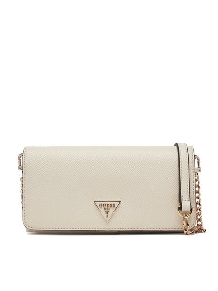 Guess Torebka Noelle II Mini HWZG96 72750 Écru. Torebki do ręki damskie Guess, z aplikacjami, ze skóry, wizytowe, bez dodatków. Za 219.99 zł.