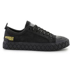Buty Palladium Palla Ace Lo Surplus 74488-060-M czarne. Czarne trampki męskie bez wzorów, z gumy, przed kostkę, bez zapięcia. Za 531.19 zł.