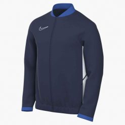 Bluza męska Nike Dri-Fit Academy 25. Niebieskie bluzy męskie Nike, l, bez wzorów, z materiału, bez kaptura, na fitness i siłownię, dri-fit (nike). Za 141.99 zł.