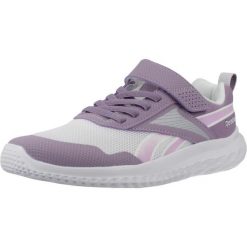 Buty REEBOK RUSH RUNNER 5 Fioletowy. Fioletowe obuwie sportowe damskie Reebok, bez wzorów, z syntetyku, na fitness i siłownię. Za 129.99 zł.