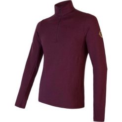 Męska koszulka Baselayer Merino Extreme z długim rękawem i zamkiem błyskawicznym. Czerwone koszulki sportowe męskie Sensor, m, bez wzorów, z dzianiny, bez kołnierzyka, bez ramiączek, trekkingowe. Za 389.95 zł.