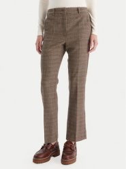 Weekend Max Mara Spodnie materiałowe Baco 2525136042 Brązowy Regular Fit. Brązowe spodnie materiałowe damskie Weekend Max Mara, bez wzorów, z materiału. Za 1,039.00 zł.