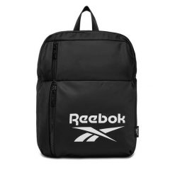 Plecak Reebok. Czarne plecaki damskie Reebok, bez wzorów, sportowe. Za 99.99 zł.