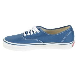 Vans Authentic, Niebieski. Niebieskie obuwie sportowe damskie Vans, bez wzorów, z materiału, Vans Authentic. Za 343.99 zł.