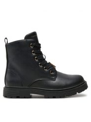 Tommy Hilfiger Trapery Lace-Up Bootie T1A5-33561-1351 S Czarny. Czarne buty zimowe dziewczęce Tommy Hilfiger, bez wzorów, ze skóry, bez zapięcia. Za 359.99 zł.