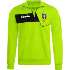 Bluza męska Diadora Sweat Trainer żółto-zielona. Zielone bluzy męskie Diadora, m, bez wzorów, z poliesteru, bez kaptura. Za 186.99 zł.