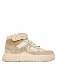 Mayoral Sneakersy 46572 Beżowy. Brązowe buty sportowe dziewczęce Mayoral, bez wzorów, ze skóry, bez zapięcia. Za 239.99 zł.