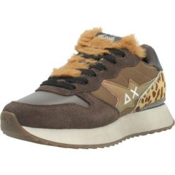 Buty SUN68 SCPZ46224 Brązowy. Brązowe obuwie sportowe damskie SUN68, bez wzorów, ze skóry, na fitness i siłownię. Za 486.99 zł.