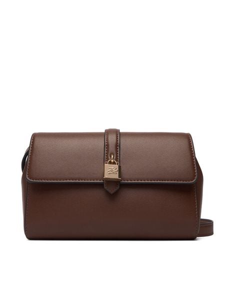 KARL LAGERFELD Torebka B1W30263 Brązowy. Brązowe listonoszki damskie KARL LAGERFELD, bez wzorów, ze skóry, bez dodatków. Za 726.99 zł.