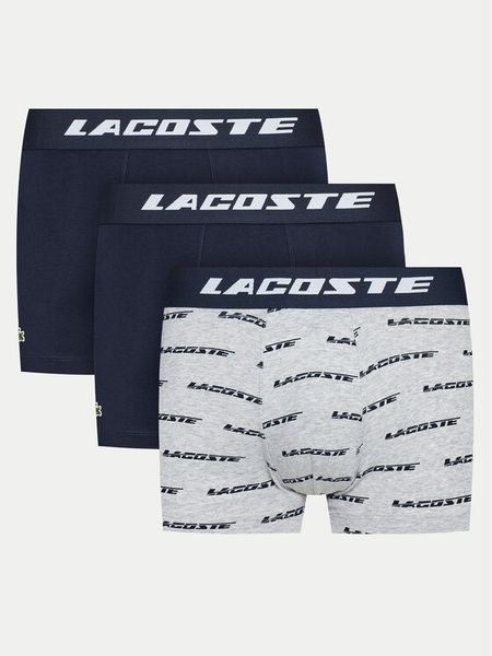 Lacoste Komplet bokserek 5H5914 Kolorowy. Bokserki męskie Lacoste, m, bez wzorów, z bawełny. Za 129.99 zł.