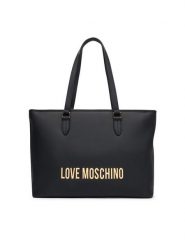 LOVE MOSCHINO Torebka JC4190PP1PKD0000 Czarny. Czarne torebki do ręki damskie Love Moschino, bez wzorów, ze skóry, bez dodatków. Za 1,059.00 zł.