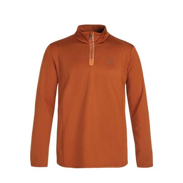 Sweter 1/4 zip Protest Will. Brązowe swetry przez głowę męskie Protest, bez wzorów, bez kołnierzyka. Za 224.00 zł.