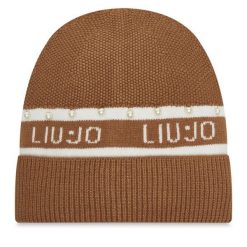 Czapka Liu Jo. Brązowe czapki i kapelusze damskie Liu Jo, na zimę, bez wzorów. Za 269.99 zł.