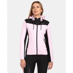 Damska ocieplana bluza z kapturem z polaru Kilpi NEVIA-W. Czerwone bluzy damskie Kilpi, bez wzorów, z polaru, z kapturem, trekkingowe. Za 525.33 zł.