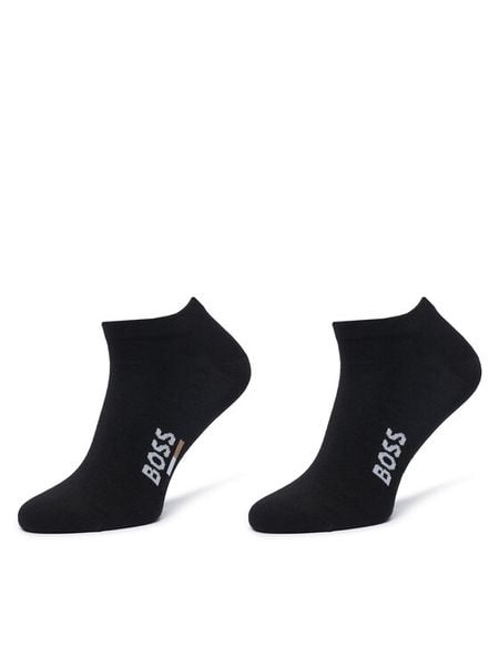 BOSS Skarpety krótkie 50559426 Czarny. Czarne skarpety męskie Boss, bez wzorów, z bawełny. Za 59.99 zł.