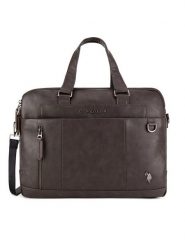 U.S. Polo Assn. Torba na laptopa BIUXT5738MVP Beżowy. Brązowe torby na laptopa męskie U.S. Polo Assn., bez wzorów, z tworzywa sztucznego. Za 489.99 zł.
