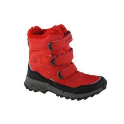 Buty zimowe chłopięce, Kappa Vipos Tex T. Czerwone buty zimowe chłopięce Kappa, bez wzorów, bez zapięcia. Za 189.99 zł.