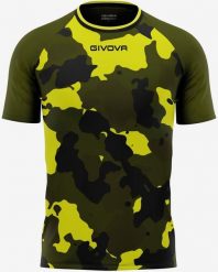 T-shirt męski Givova Army Military-żółty Zielony. Zielone t-shirty męskie Givova, l, bez wzorów, z materiału, bez kołnierzyka. Za 75.66 zł.