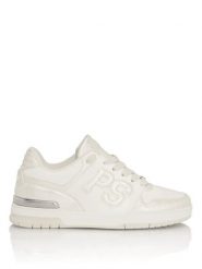 Plein Sport Sneakersy SAFS USC0934 SLE004N Biały. Białe buty sportowe męskie Plein Sport, z materiału, bez zapięcia. Za 730.00 zł.