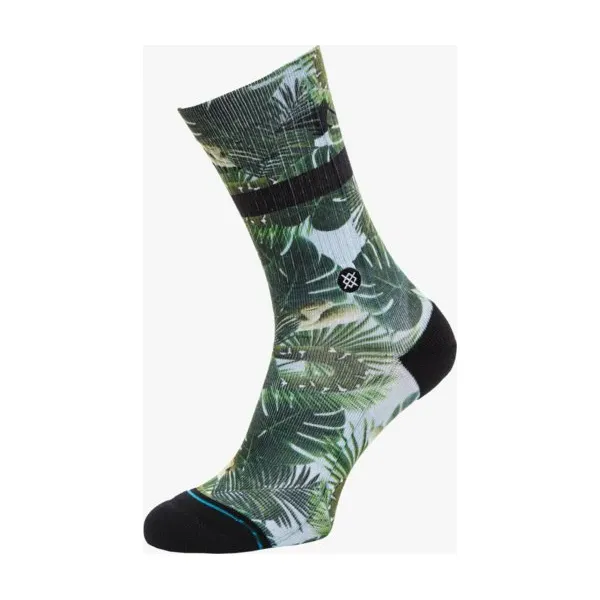 Stance Skarpety Tarcoles , zielony, rozmiar M. Zielone skarpety męskie Stance, bez wzorów, z bawełny. W wyprzedaży za 39.99 zł.