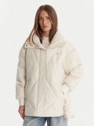 Guess Kurtka zimowa V5BL13 WHHZ2 Écru Regular Fit. Kurtki damskie Guess, na zimę, xxs, z aplikacjami, z syntetyku, bez kaptura. Za 865.00 zł.
