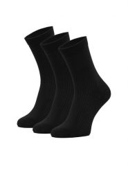 Nine West Skarpety długie CEO_BR_NW_25081_W_AW25 (3 PACK) Czarny. Czarne skarpety damskie Nine West, bez wzorów, z bawełny. Za 39.99 zł.