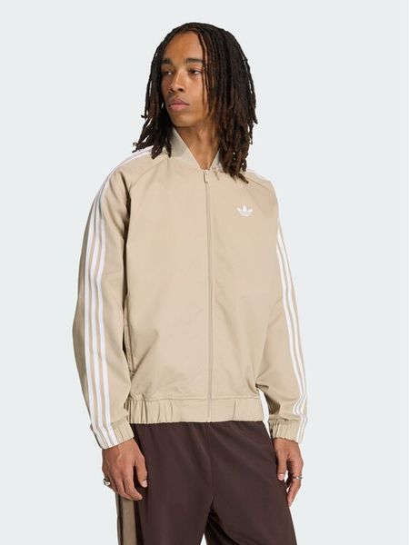 Adidas Bluza Sst Adicolor Classics Cotton Twill KR1369 Beżowy Regular Fit. Brązowe bluzy męskie Adidas, m, bez wzorów, bez kaptura. Za 398.99 zł.