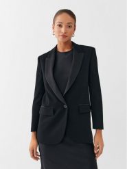 Marella Marynarka Nardo 2330460533 Czarny Regular Fit. Czarne żakiety damskie Marella, bez wzorów, z syntetyku. Za 719.99 zł.