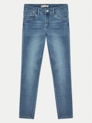 Levi's® Jeansy 710 4E2702-M8F Czarny Slim Fit. Czarne jeansy dla dziewczynek z bawełny. Za 99.99 zł.
