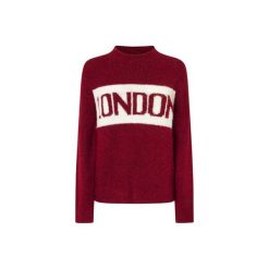 Sweter damski Pepe Jeans Hilda. Brązowe swetry damskie Pepe Jeans, na zimę, m, bez wzorów, z jeansu, eleganckie, bez kołnierzyka, bez ramiączek, bez kaptura. Za 360.10 zł.