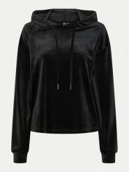 Pieces Bluza Silli 17154433 Czarny Regular Fit. Czarne bluzy damskie Pieces, m, bez wzorów, z syntetyku, bez kaptura. Za 89.99 zł.