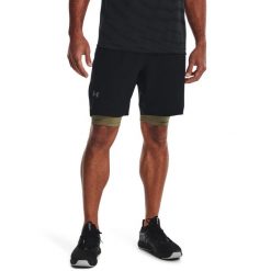 Spodnie treningowe męskie Under Armour 1370382001. Czarne spodnie sportowe męskie Under Armour, m, bez wzorów, z materiału, na fitness i siłownię. Za 229.10 zł.