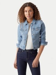 Vero Moda Kurtka jeansowa Luna 10279492 Błękitny Slim Fit. Niebieskie kurtki damskie Vero Moda, s, bez wzorów, z bawełny, bez kaptura. Za 159.99 zł.